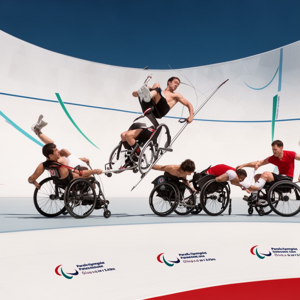 AI-generated illustration of Paralympic Games