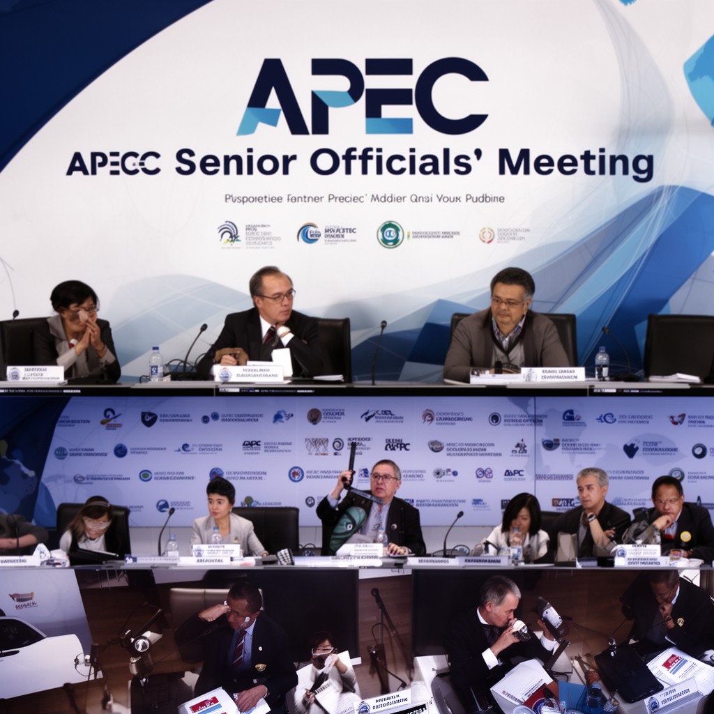 AI-generated illustration of APEC Senior Officials' Meeting