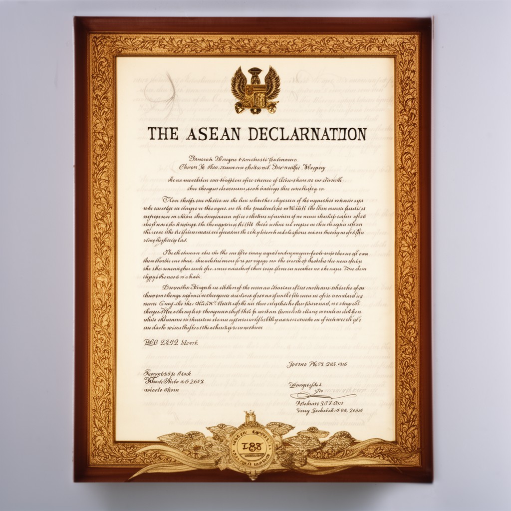 AI-generated illustration of ASEAN Declaration