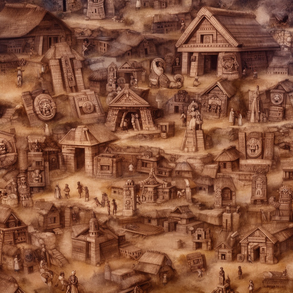 AI-generated illustration of Andean civilization