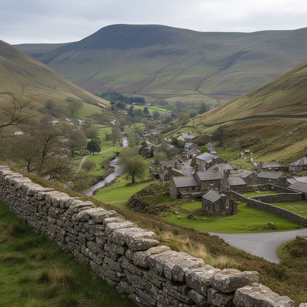 AI-generated illustration of Edale