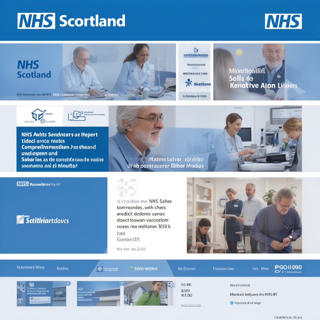 AI-generated illustration of NHS Scotland