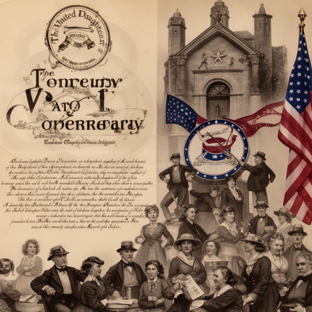 AI-generated illustration of United Daughters of the Confederacy