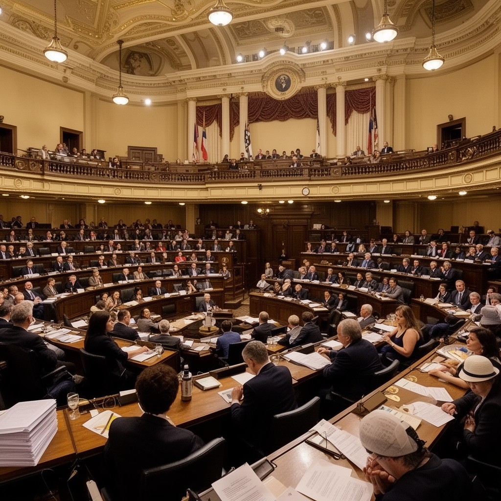 AI-generated illustration of Georgia General Assembly
