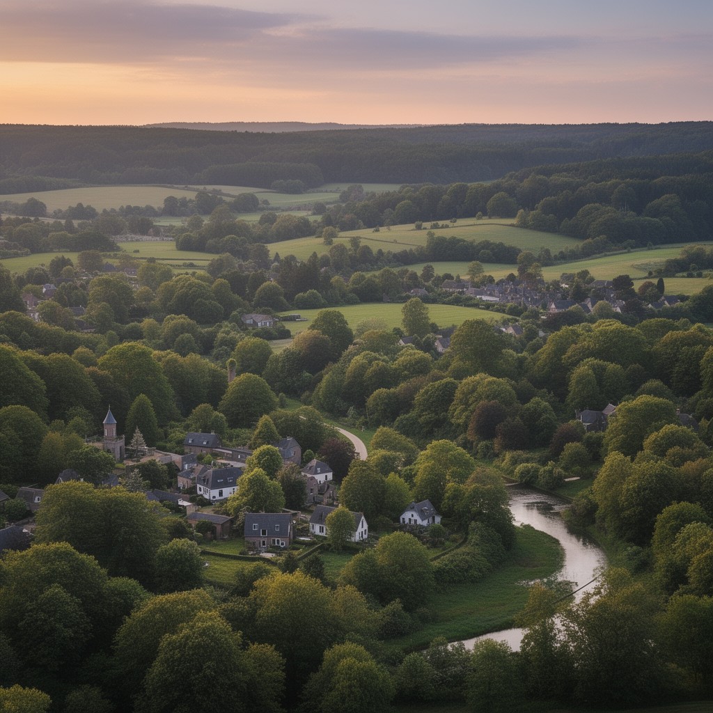 AI-generated illustration of Limburg (Netherlands)