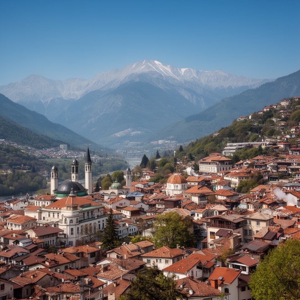 AI-generated illustration of Bosnia and Herzegovina