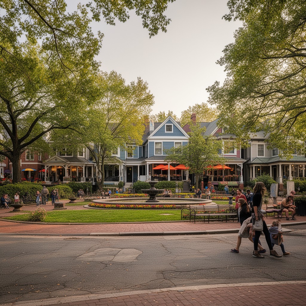 AI-generated illustration of Logan Circle