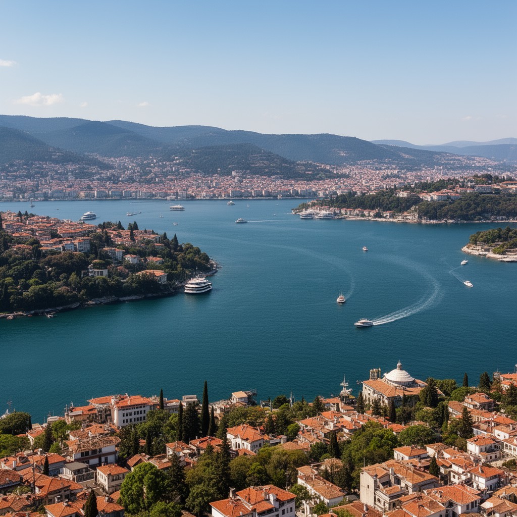 AI-generated illustration of Sea of Marmara