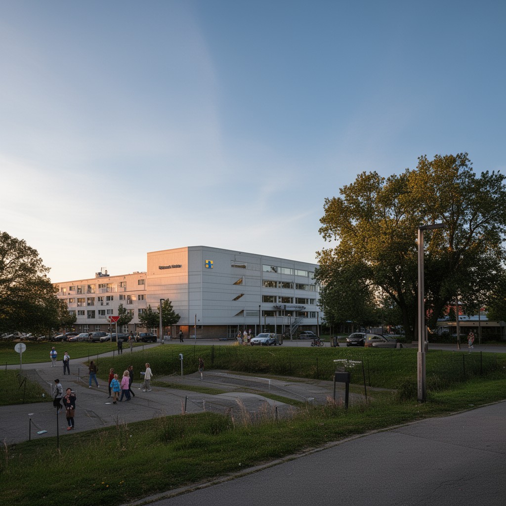AI-generated illustration of Upplands Väsby Municipality