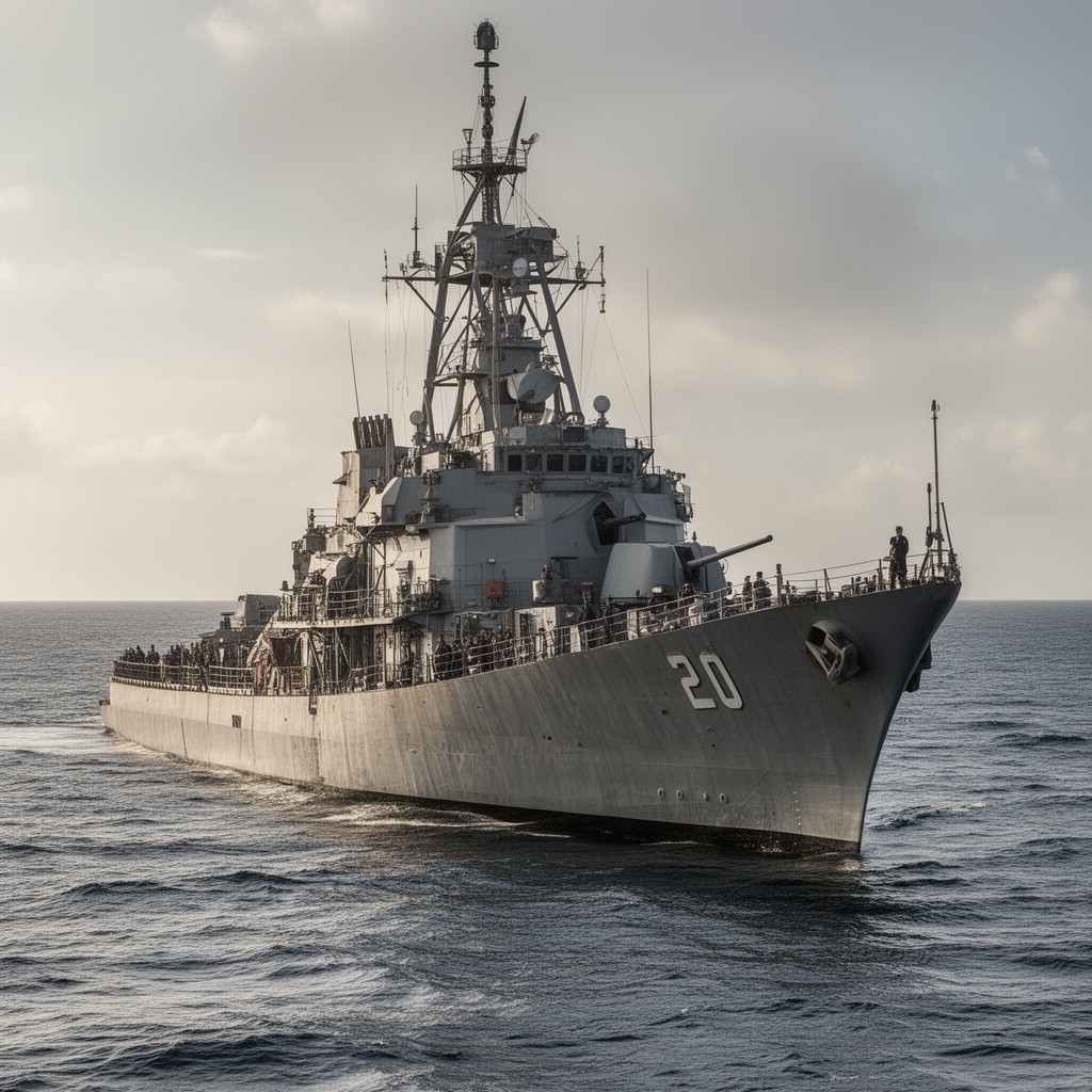 AI-generated illustration of USS Milwaukee
