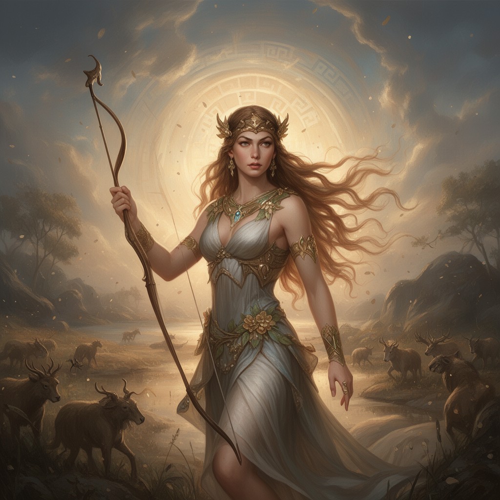 AI-generated illustration of Artemis