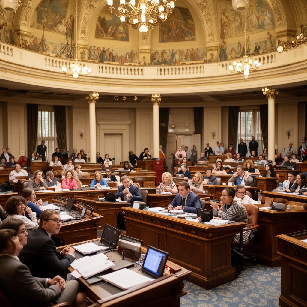 AI-generated illustration of Maryland Senate