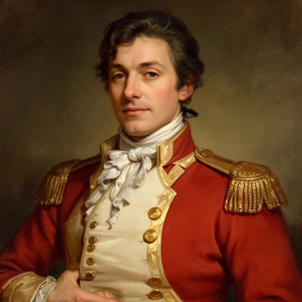 AI-generated illustration of Banastre Tarleton