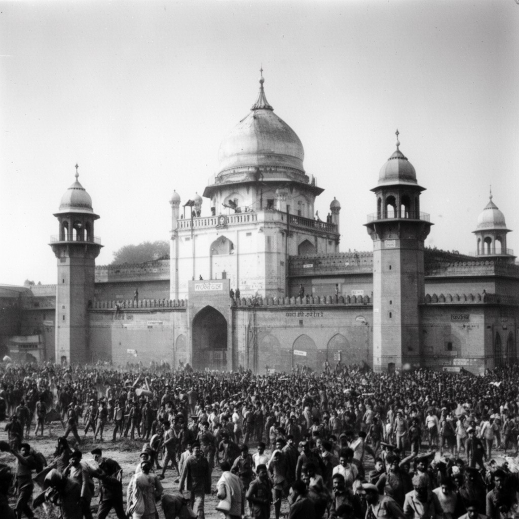 AI-generated illustration of Jallianwala Bagh massacre 1919