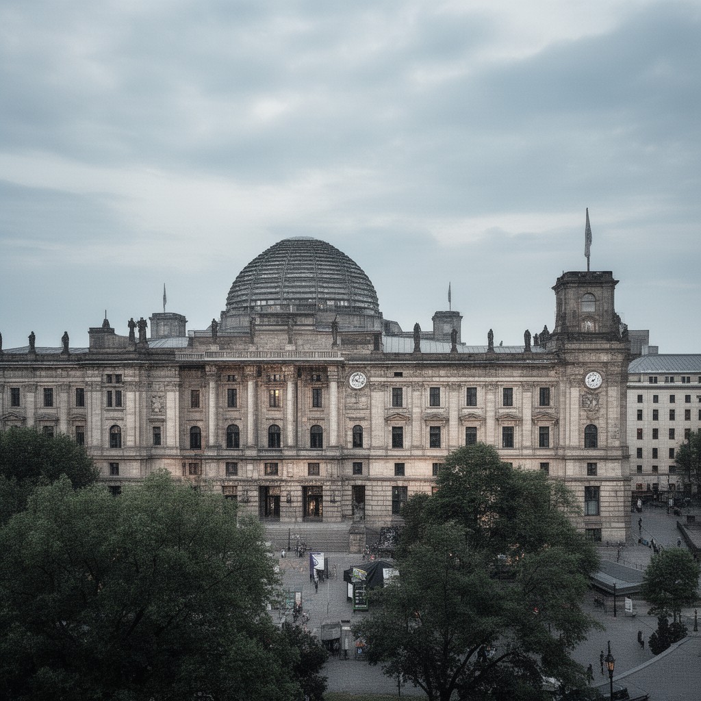 AI-generated illustration of Reich Ministry of Justice