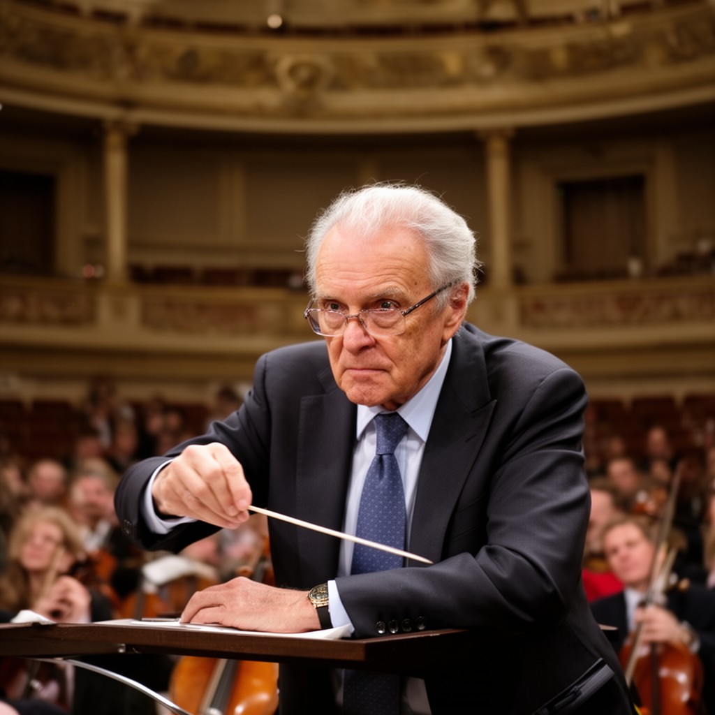 AI-generated illustration of Bernard Haitink