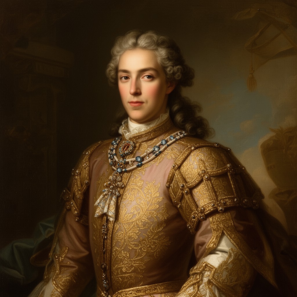AI-generated illustration of Louis, Grand Dauphin