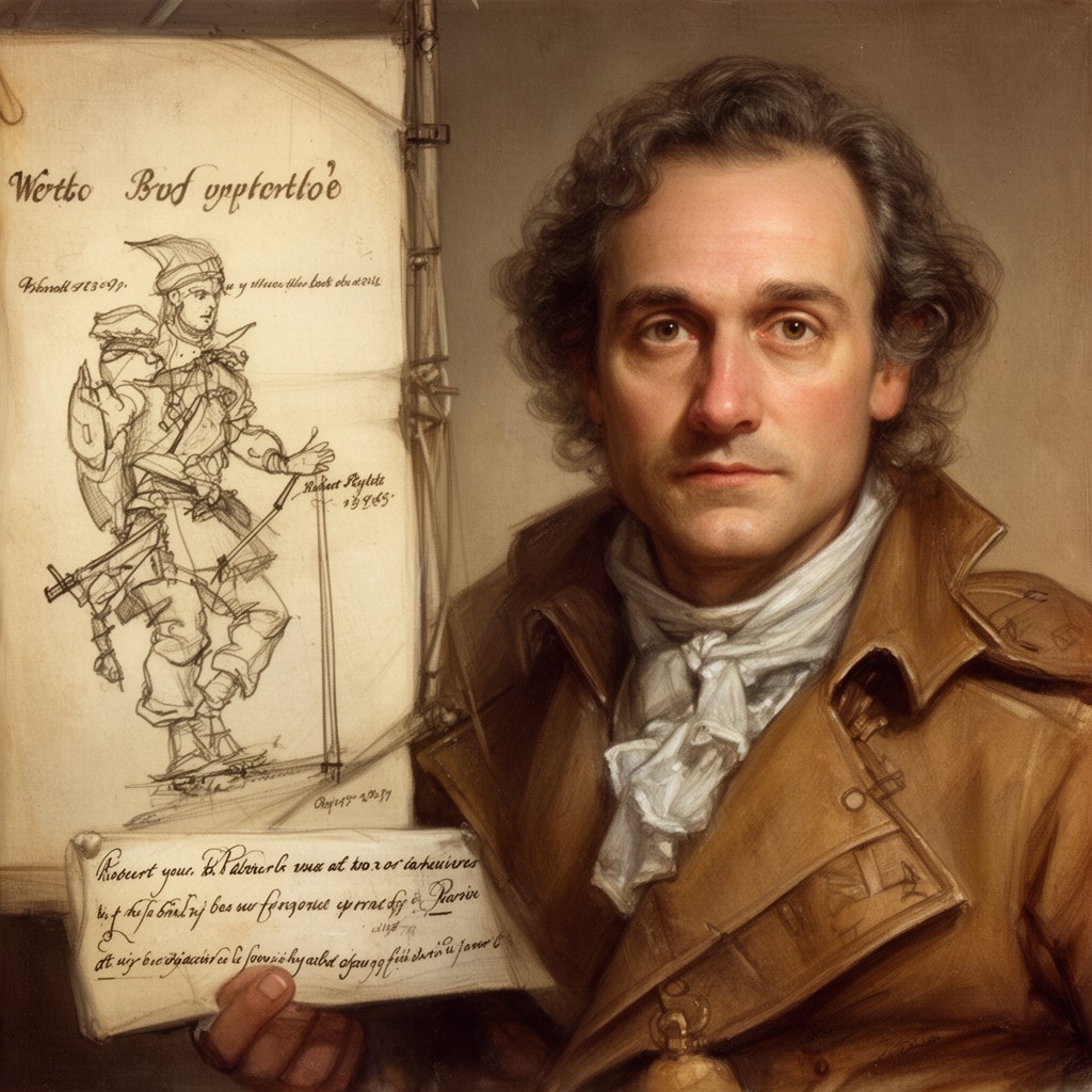 AI-generated illustration of Robert Bylot