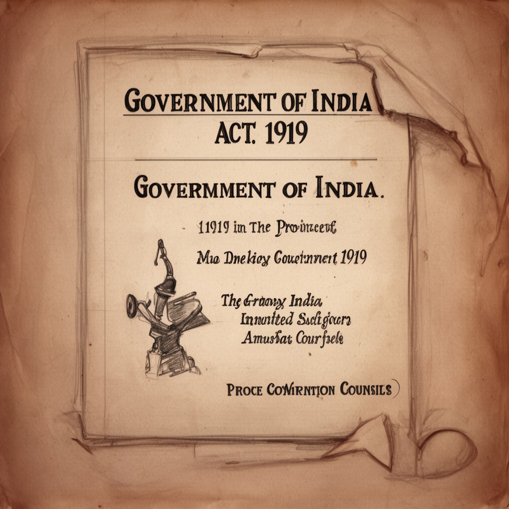 AI-generated illustration of Government of India Act 1919