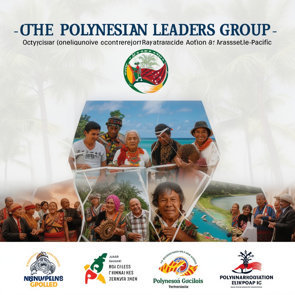 AI-generated illustration of Polynesian Leaders Group