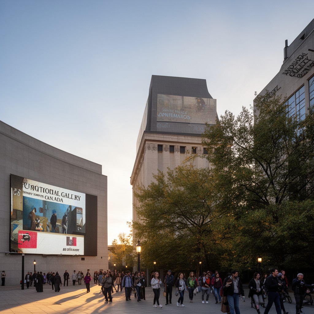 AI-generated illustration of National Gallery of Canada