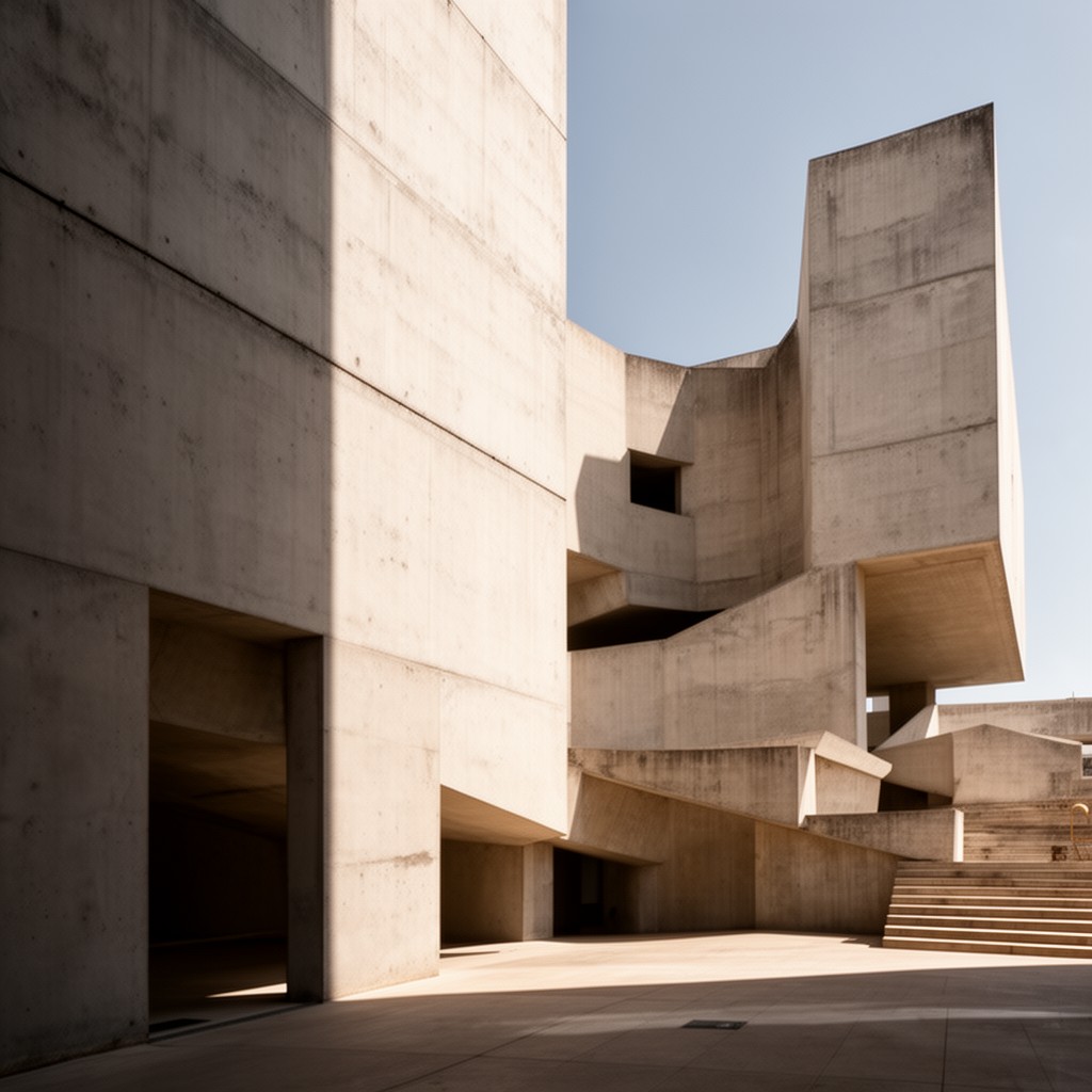AI-generated illustration of Louis Kahn