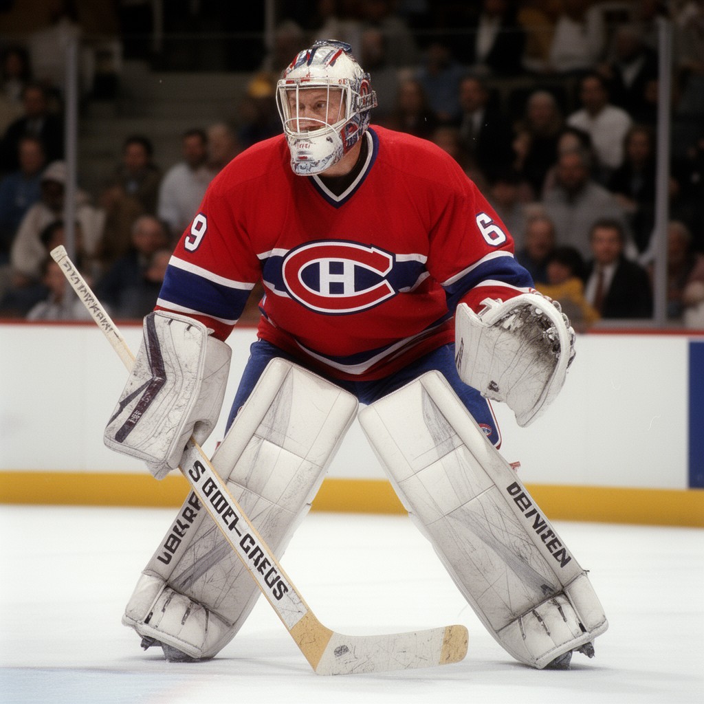 AI-generated illustration of Ken Dryden