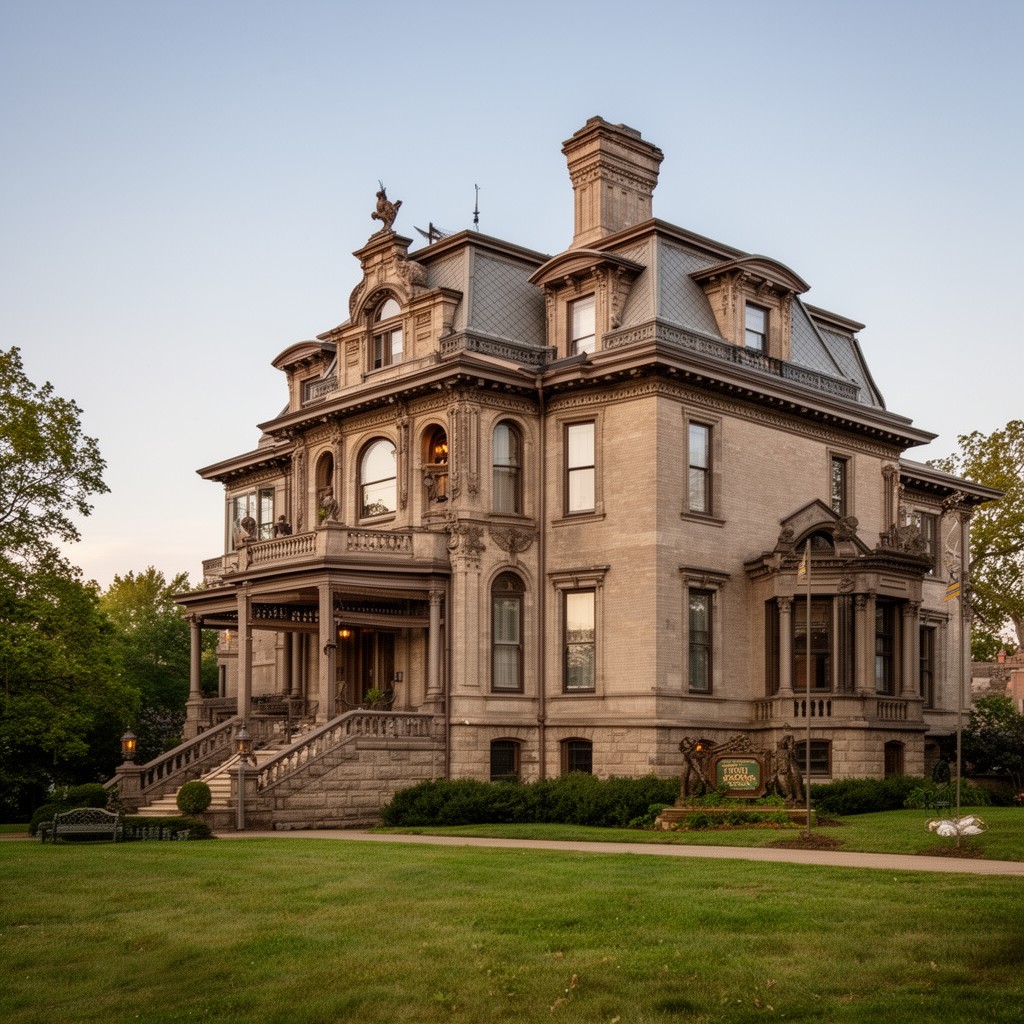 AI-generated illustration of Rockcliffe Mansion