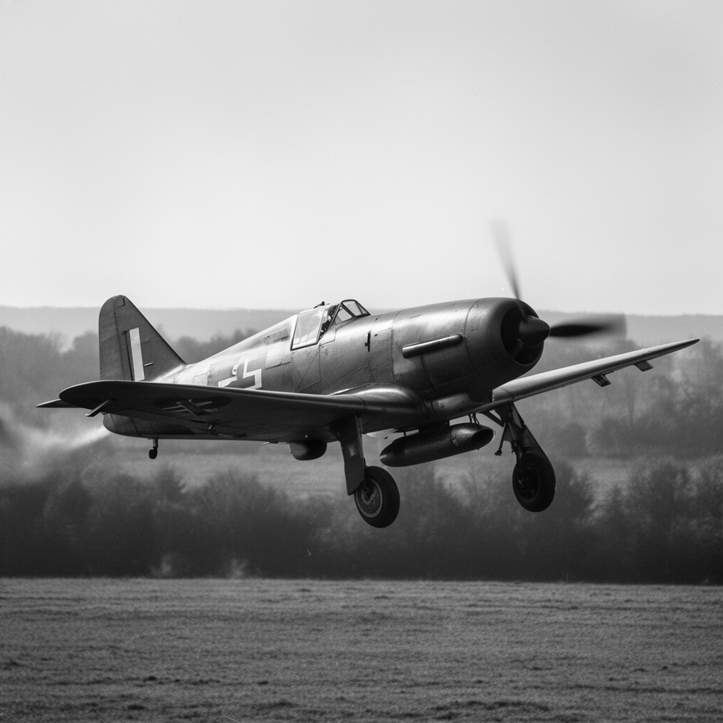 AI-generated illustration of Macchi C.205 Veltro