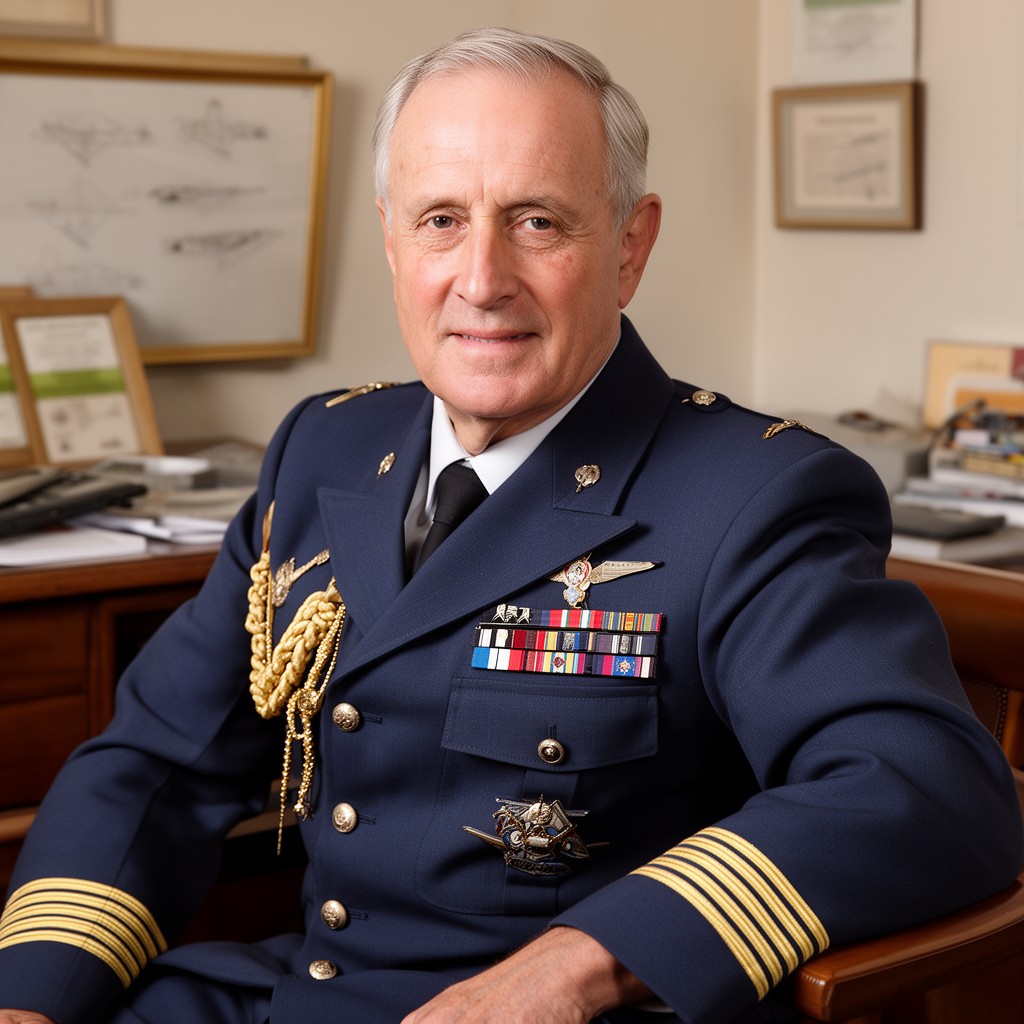AI-generated illustration of Air Marshal Sir John Grandy