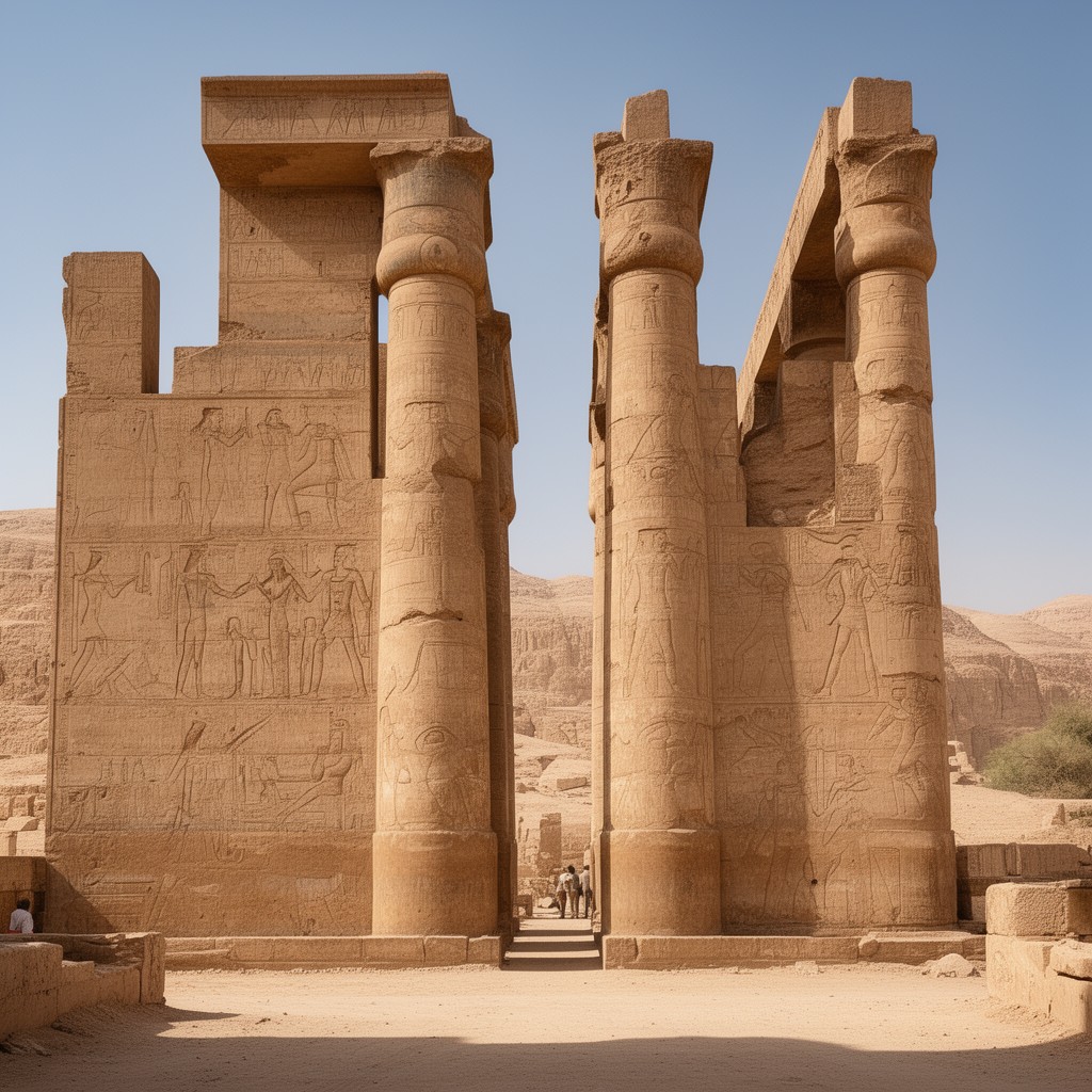 AI-generated illustration of Temple of Beit el-Wali