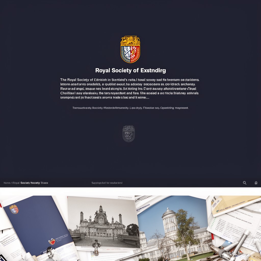 AI-generated illustration of Royal Society of Edinburgh