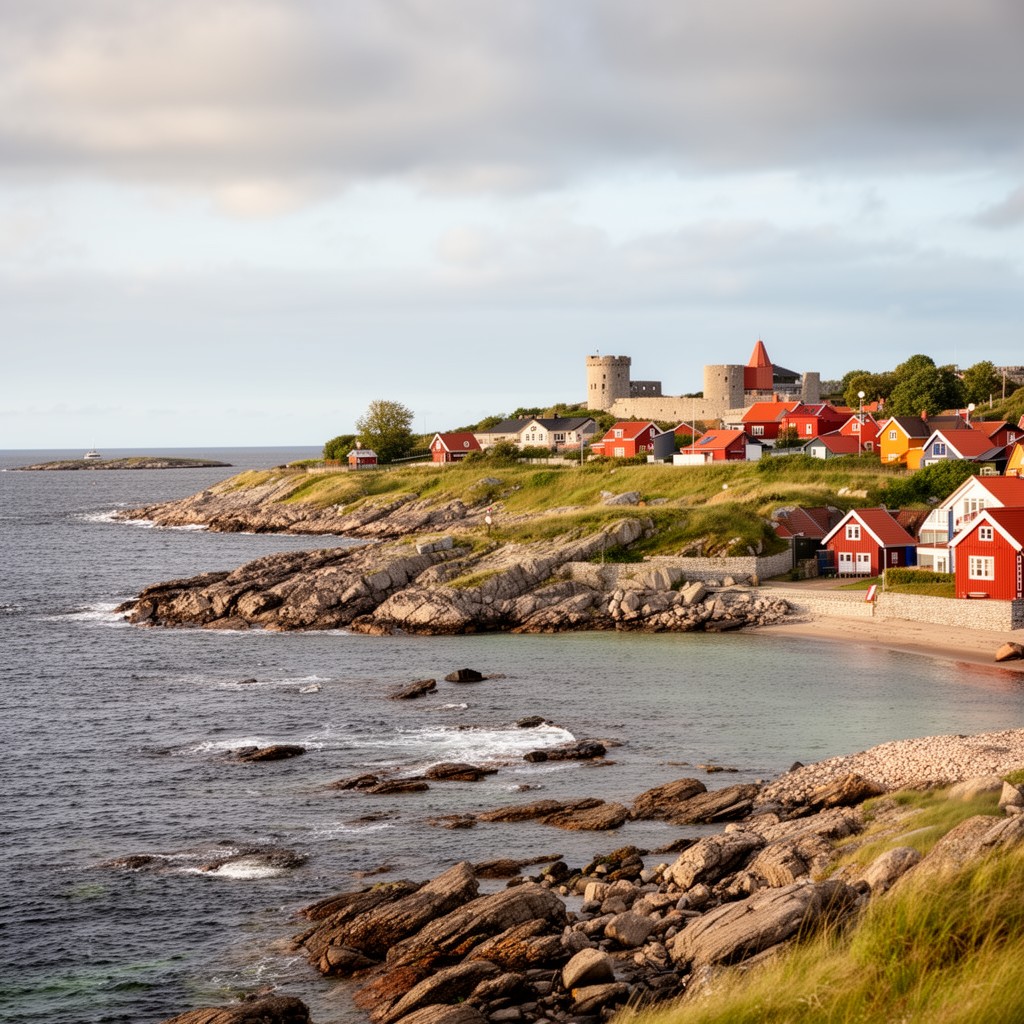 AI-generated illustration of Bornholm