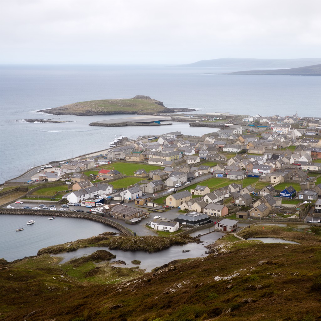 AI-generated illustration of Orkney Mainland