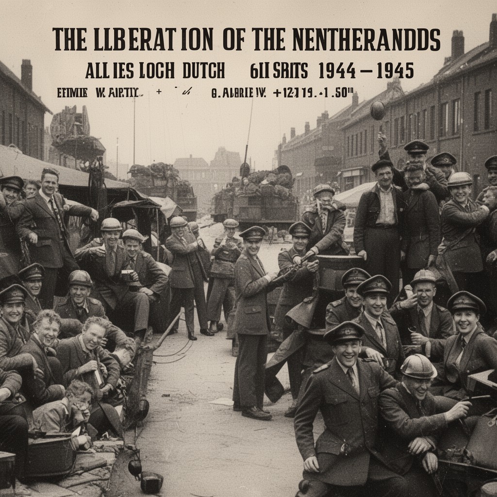 AI-generated illustration of Liberation of the Netherlands