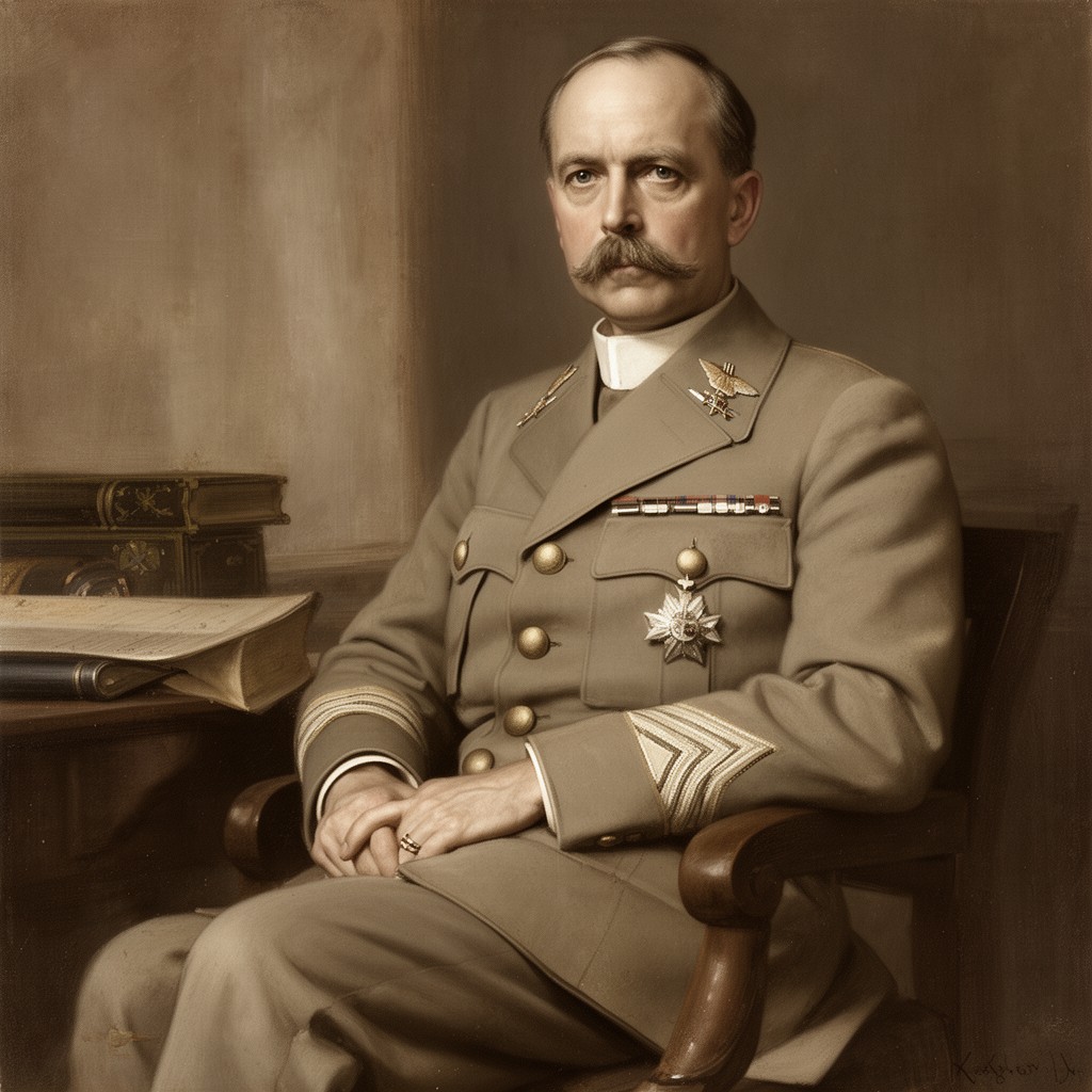 AI-generated illustration of Ferdinand Foch