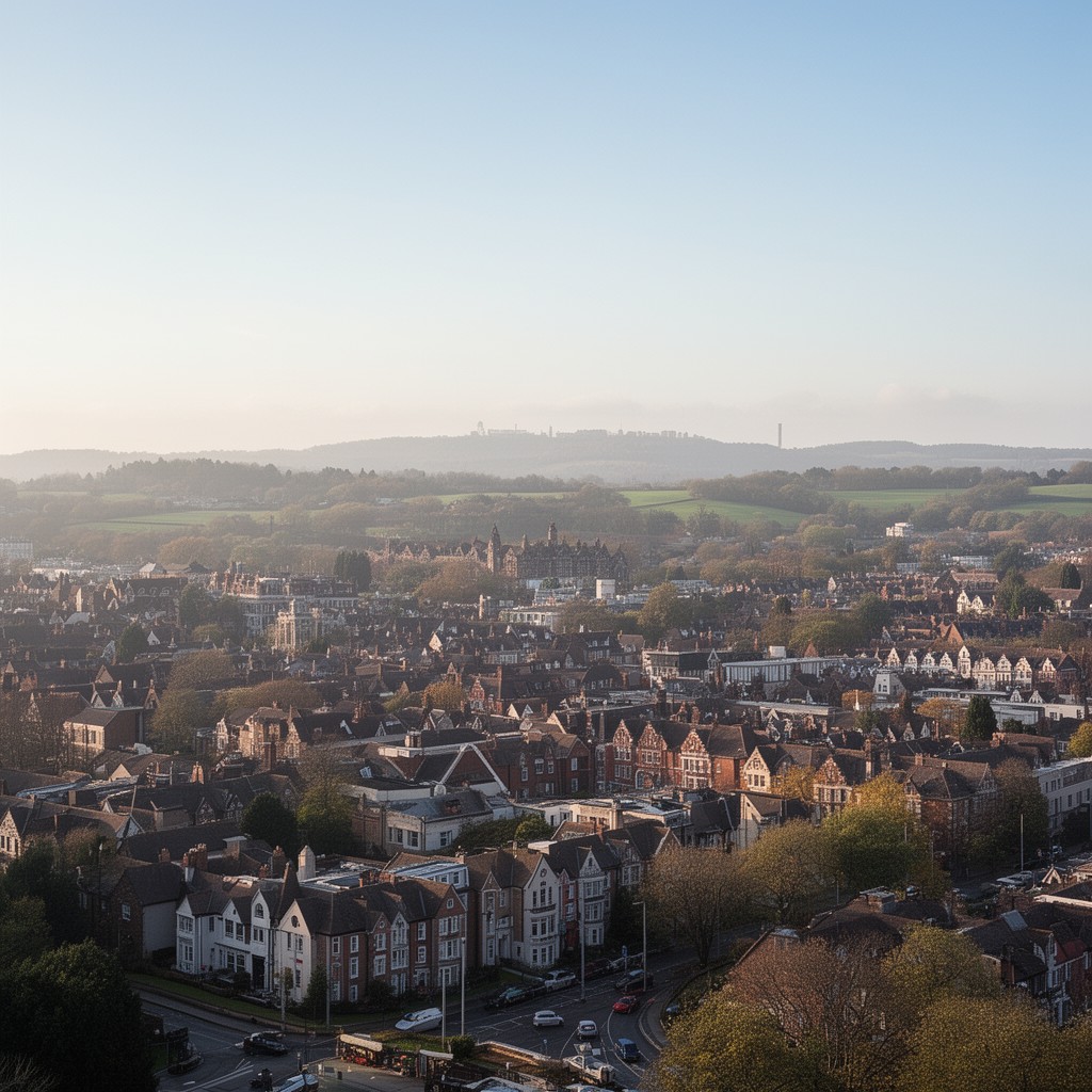 AI-generated illustration of Redhill
