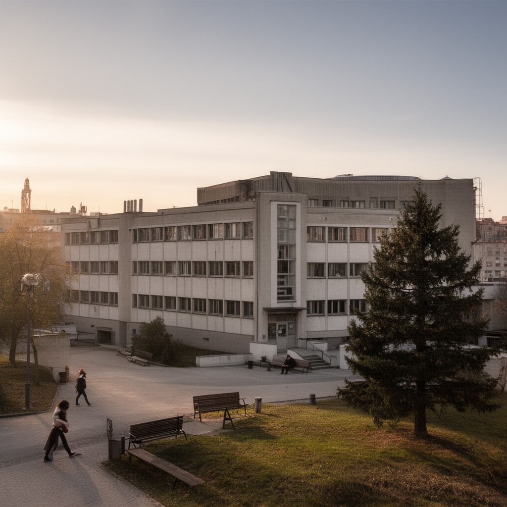 AI-generated illustration of Zlín