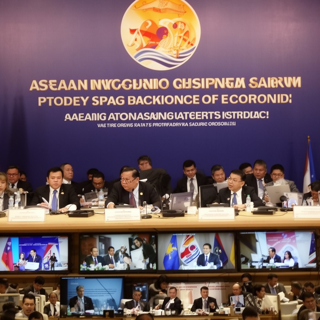 AI-generated illustration of ASEAN Summit
