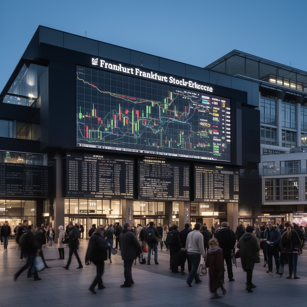 AI-generated illustration of Frankfurt Stock Exchange