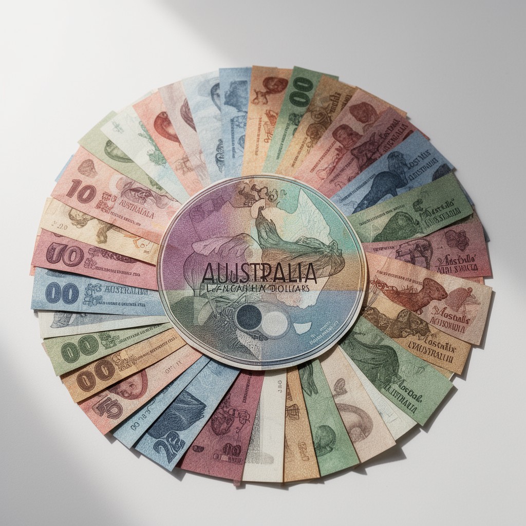 AI-generated illustration of Australian dollar