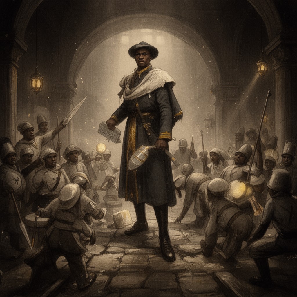 AI-generated illustration of The Birth of a Nation