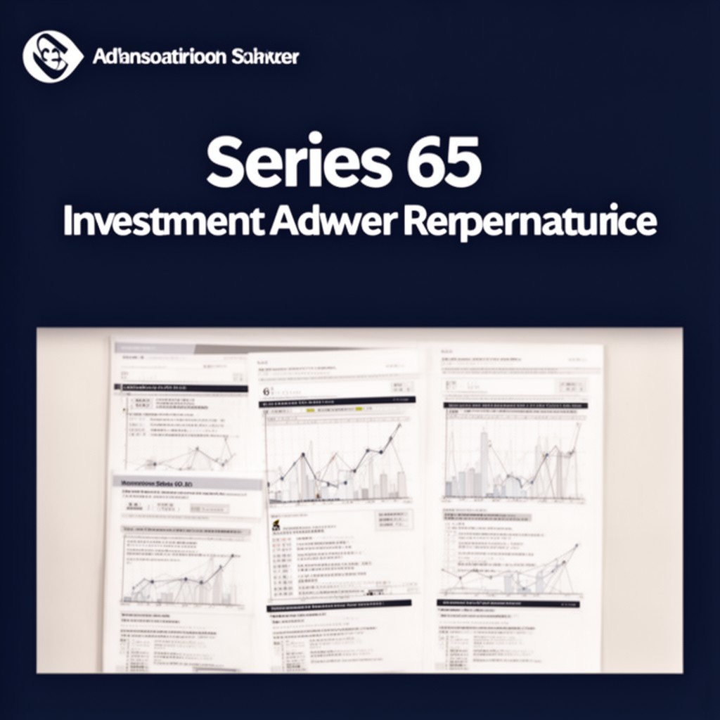 AI-generated illustration of Series 65 exam