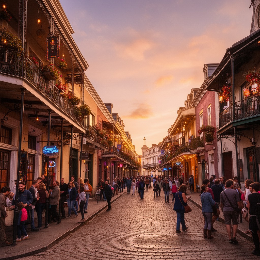 AI-generated illustration of French Quarter