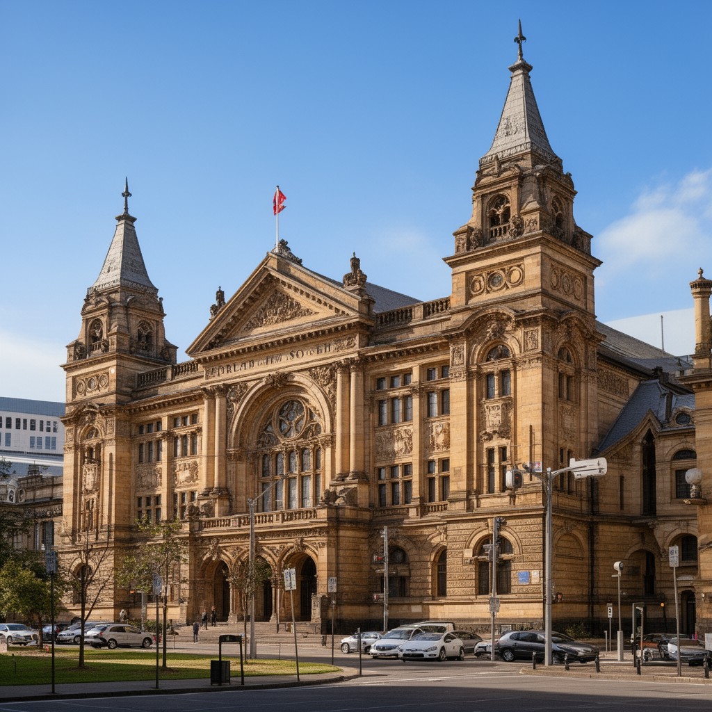 AI-generated illustration of Parliament of New South Wales