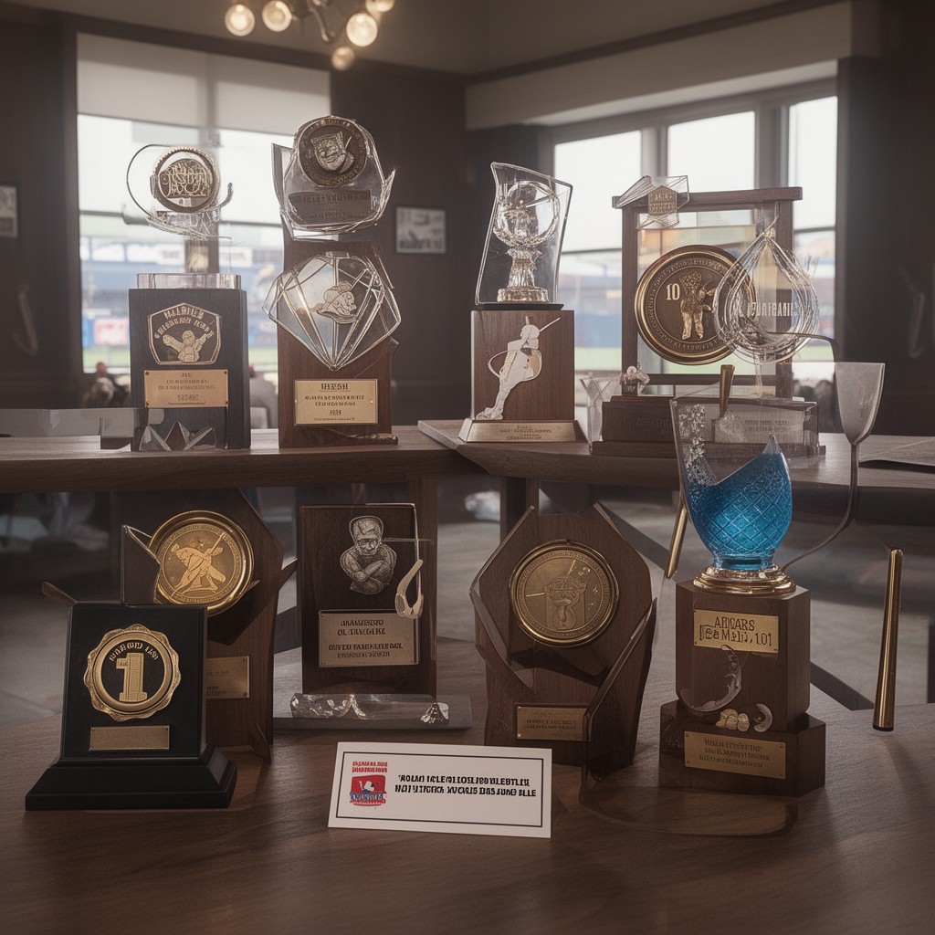 AI-generated illustration of Major League Baseball awards