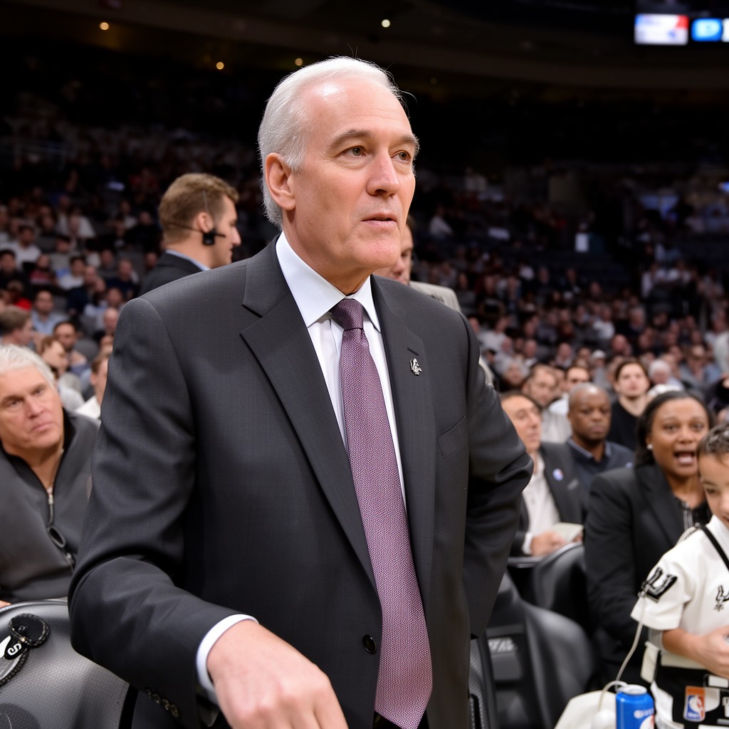 AI-generated illustration of Gregg Popovich