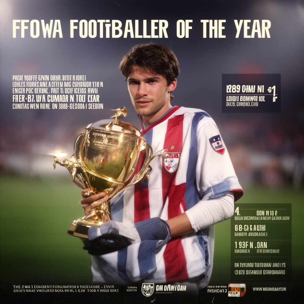 AI-generated illustration of 1989 FWA Footballer of the Year