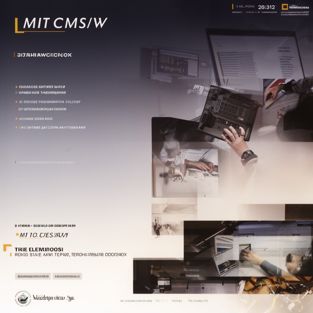 AI-generated illustration of MIT CMS/W