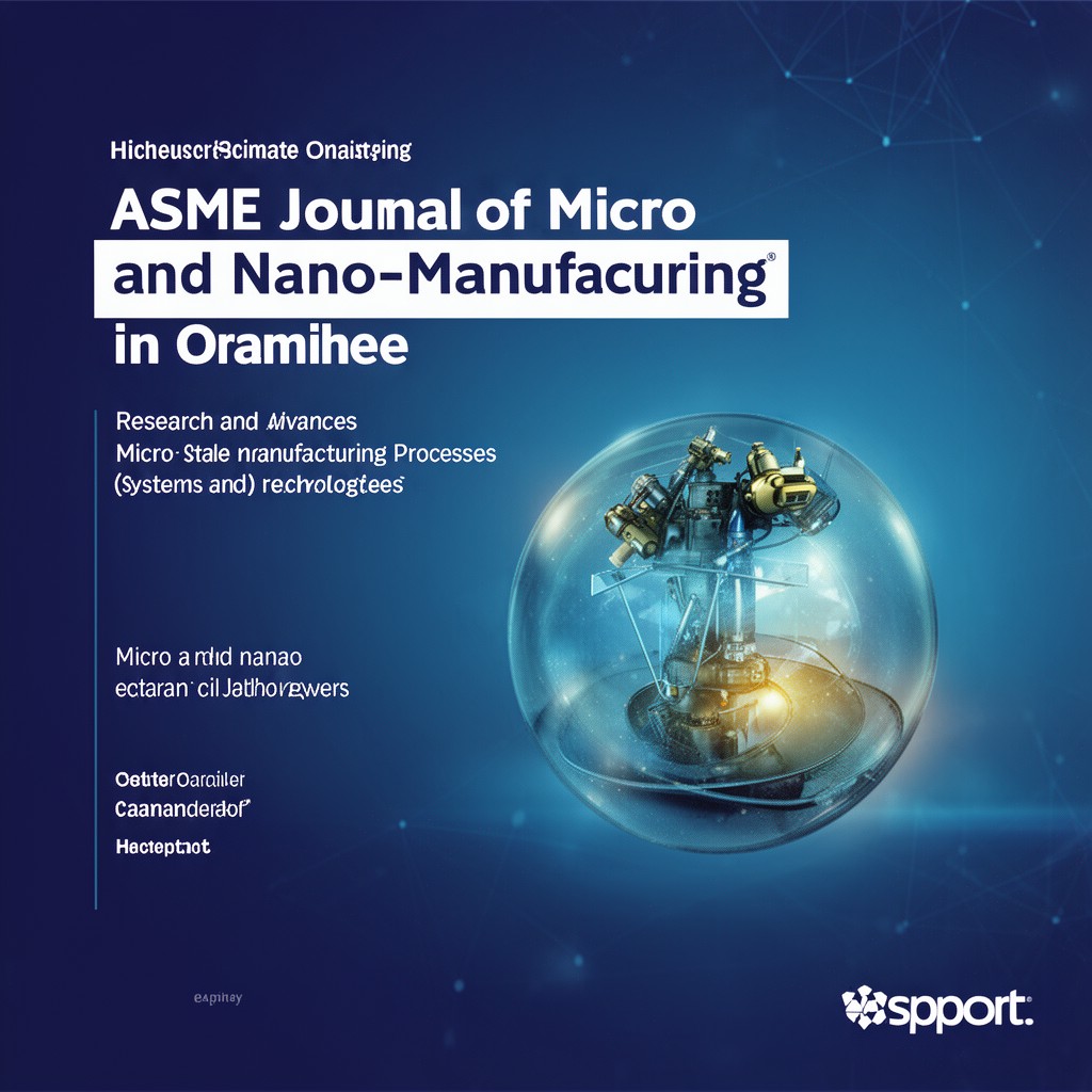 AI-generated illustration of ASME Journal of Micro and Nano-Manufacturing